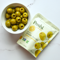 Pitted Green Olives With Lemon & Rosemary - 10 Snack Packs (1.1 OZ/Pouch)