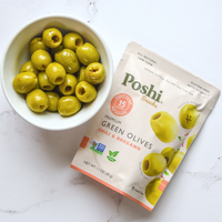 Pitted Green Olives With Chili & Oregano - 10 Snack Packs (1.1 OZ/Pouch)