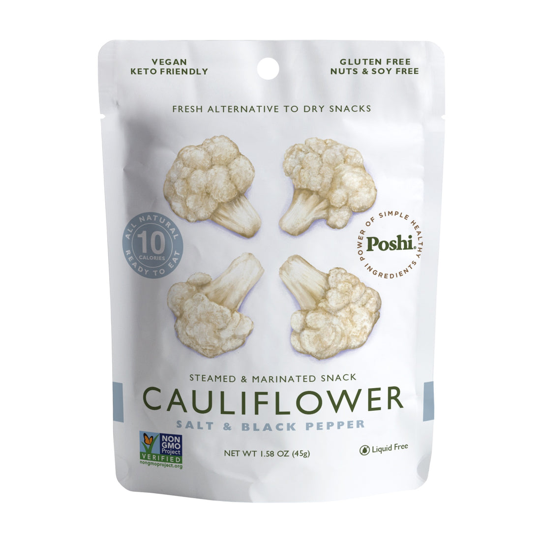 Cauliflower With Salt & Black Pepper - 10 Pack (1.58 OZ/Pouch)